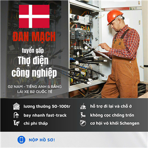 [Đan Mạch] Tuyển thợ điện đi Đan Mạch